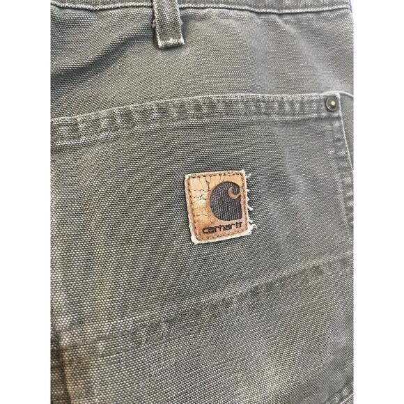 Carhartt double knee pants 32x32 Workwear Distressed Worn - Picture 4 of 6